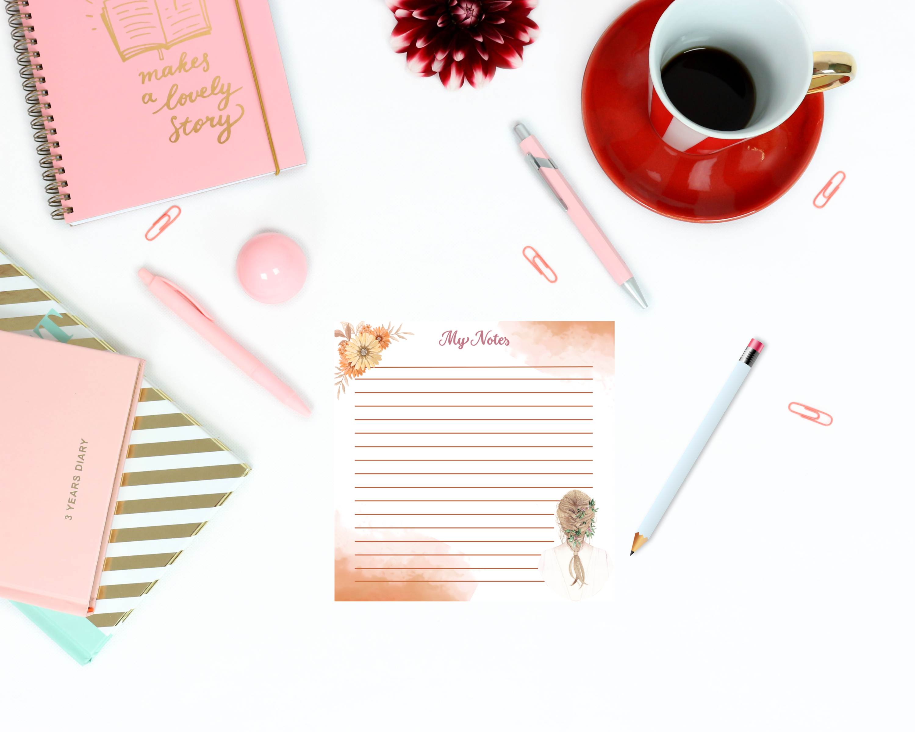 My Notes Mini Notepad – 3×3