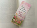 Floral Pastel Handmade Bookmark, Motivational Affirmation Quote, Encouraging Reader Gift
